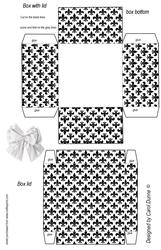 Black and White Gift Box