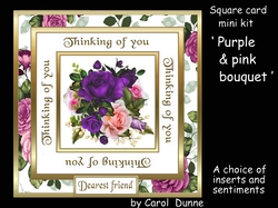 SC Purple & pink bouquet