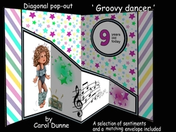 Diagonal pop-out Groovy dancer