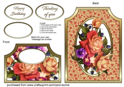 Cutaway Roses & berries