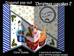 Diagonal pop-out Christmas cupcakes2