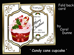 FB Candy cane cupcake