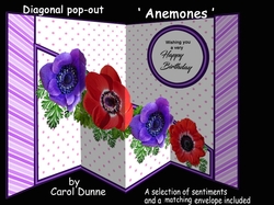 Diagonal pop-out Anemones