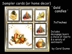 Sampler Gold candles