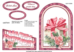 Cutaway Birthday gift