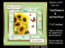 SC Sunflowers & butterflies