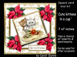 SC Cute kittens in a cup