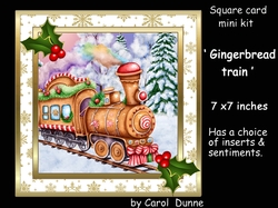 SC Gingerbread train