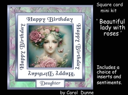 SC Beautiful lady with roses