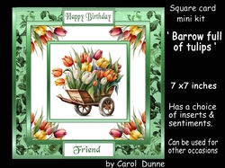 SC Barrow full of tulips