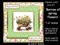 SC Barrow full of spring flowers