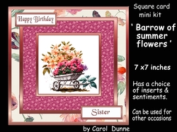 SC Barrow full of summer flowers