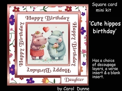 SC Cute hippos birthday