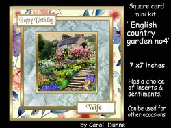 SC English country garden no4