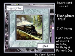 SC Black steam train