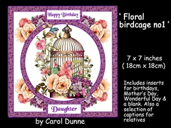 Floral birdcage no1