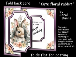 FB Cute floral rabbit