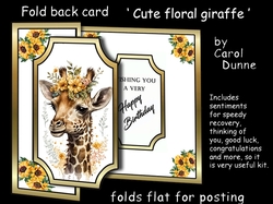 FB Cute floral giraffe