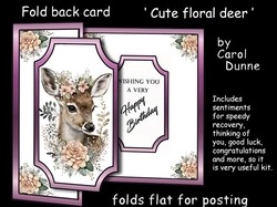 FB Cute floral deer