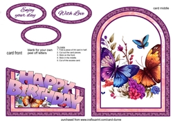Cutaway Bright butterflies