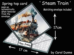 Spring top Steam Train