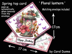Spring top Floral lantern