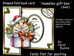 FB Shaped Hamster gift box (Gold)
