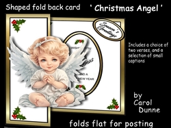 FB Shaped Christmas Angel