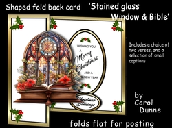 FB Stained glass Window & Bible