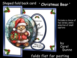 FB Stained glass Christmas Bear