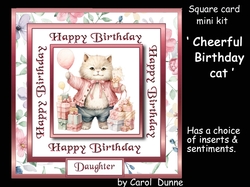 SC Cheerful birthday cat