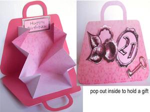 Pink Brocade Handbag Kit