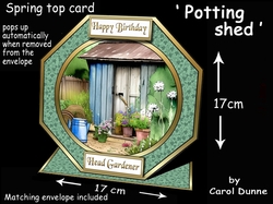 Octagon spring top Potting shed