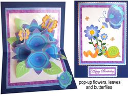 Blue Pop-up Bouquet Kit