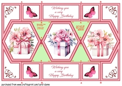 Hexagon shuttter Birthday boxes