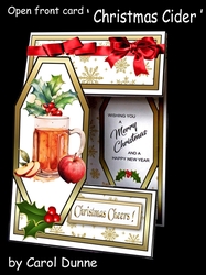 Open front Christmas Cider
