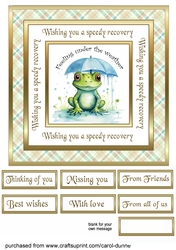 SC Frog with a brolly