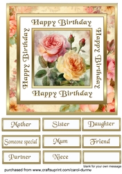 SCF Vintage roses