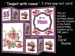 TSF Teapot with roses