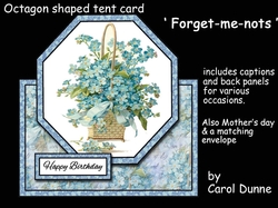 Tent card Forget-me-nots