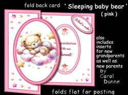 FB Sleeping bear (pink)