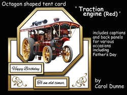 Octagon tent Traction engine(Red)