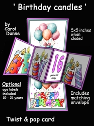Twist & pop Birthday candles