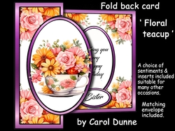 FBG Floral teacup
