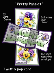 Twist & pop Pretty pansies