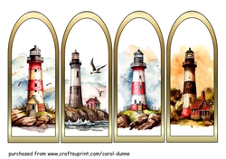 Lighthouse Bookmarks