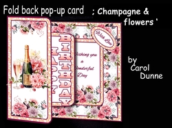 FB Pop-out Champagne & flowers