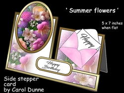 Side stepper Summer flowers