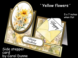 Side stepper Yellow flowers
