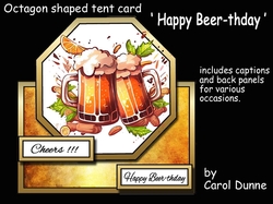 Octagon tent Happy Beer-thday